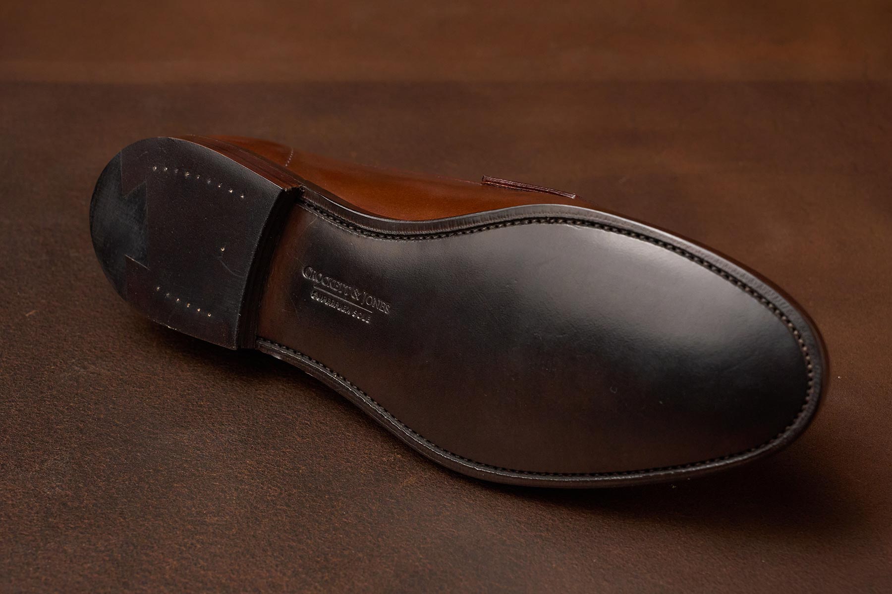 クロケット＆ジョーンズ HARVARD 2 コードバン ディテール（6）