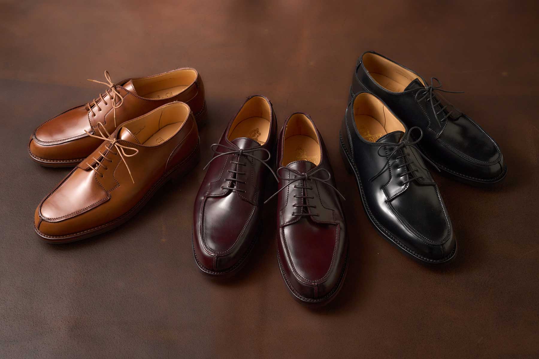 クロケット＆ジョーンズ MORETON（モールトン）コードバン Uチップ・ダービー