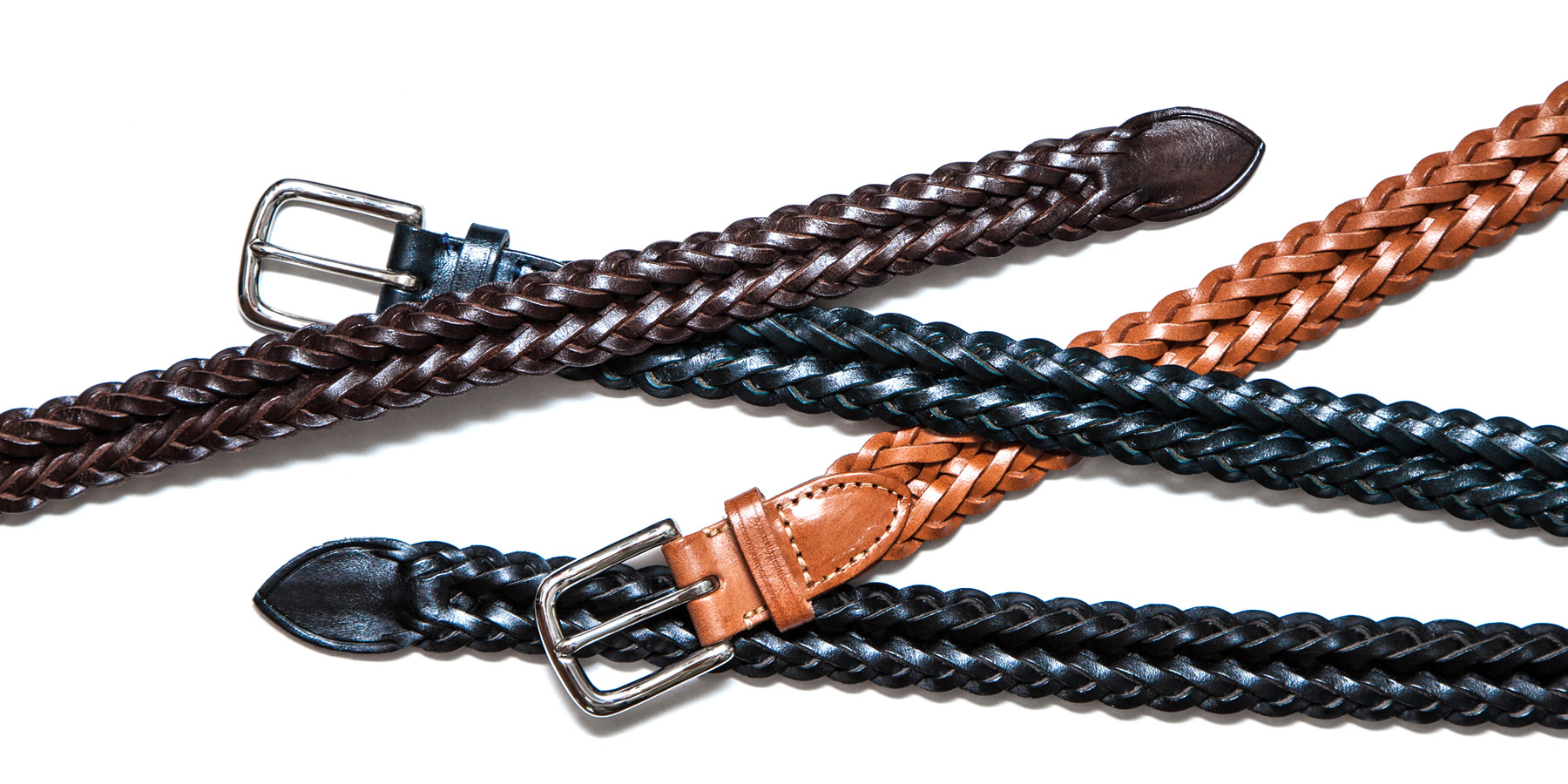 Whitehouse Cox PLAITED BELT