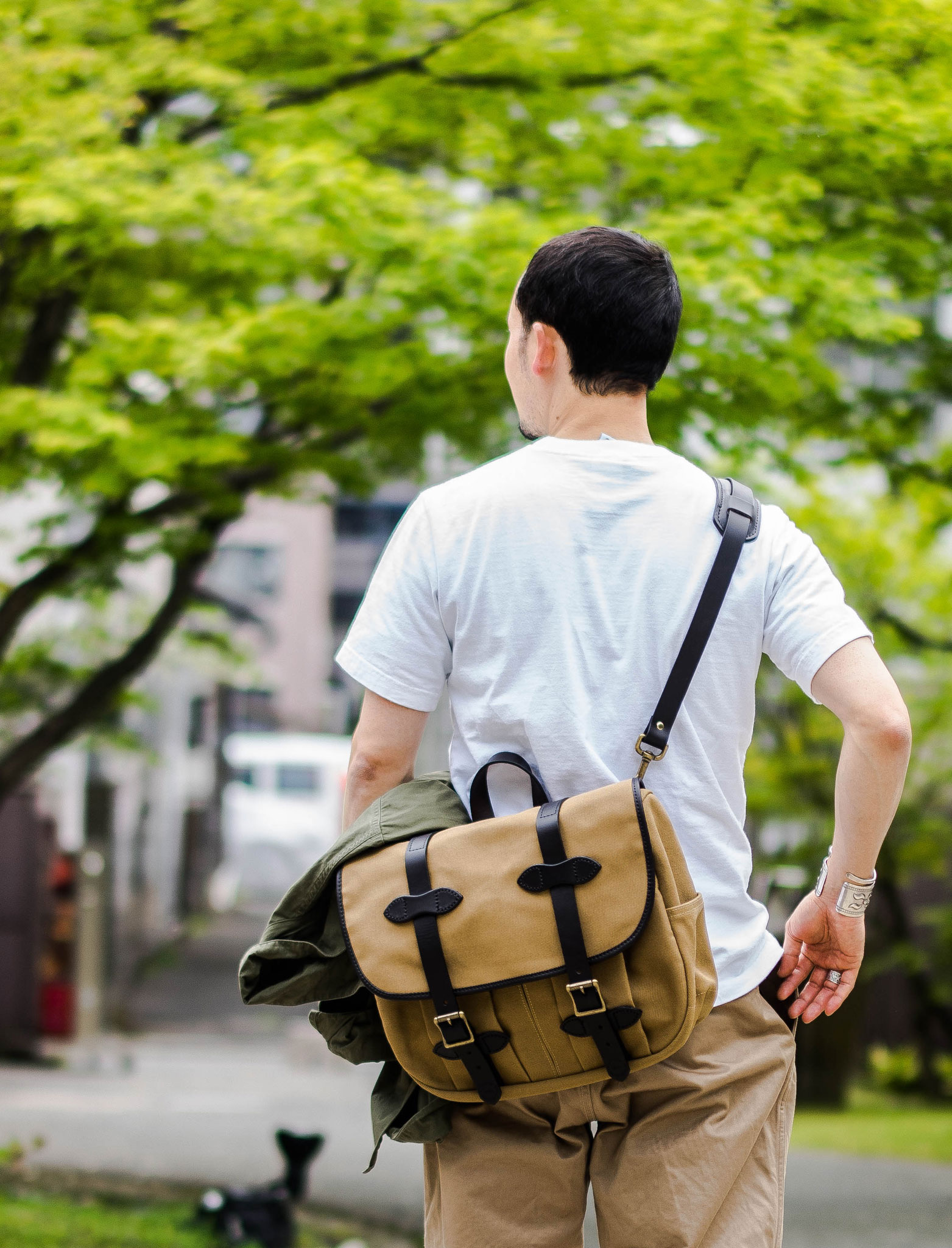 徐々にお値下げ！　USA製　美品　FILSON Medium Field Bag