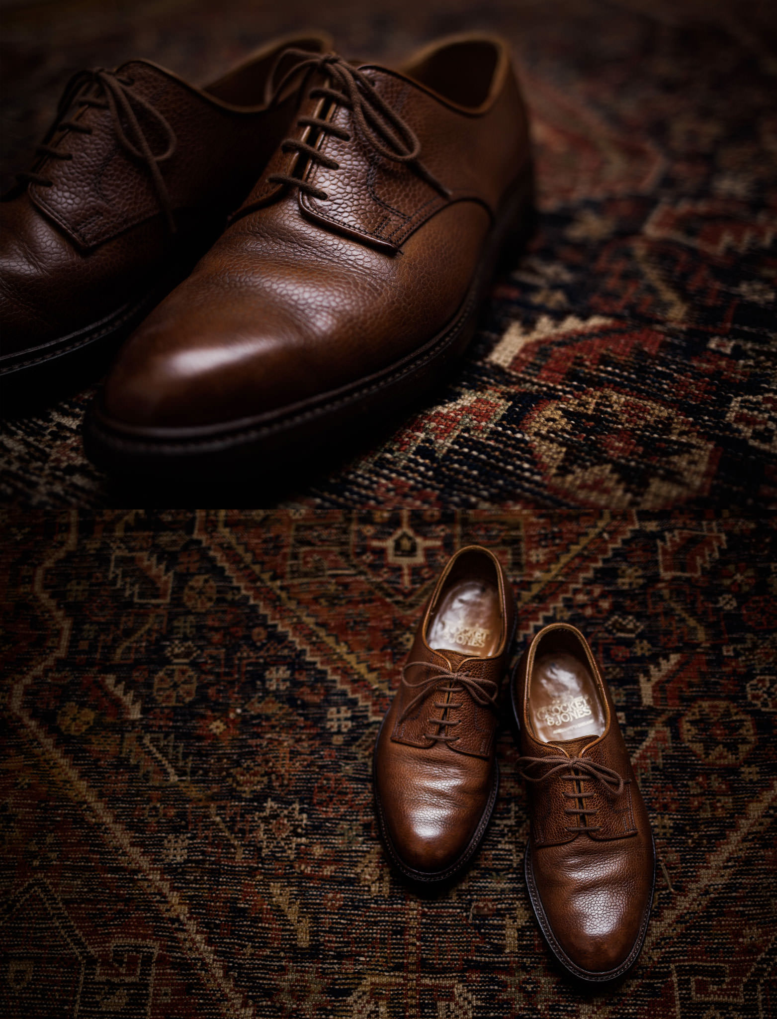 Crockett&Jones Tan Scotch Grain