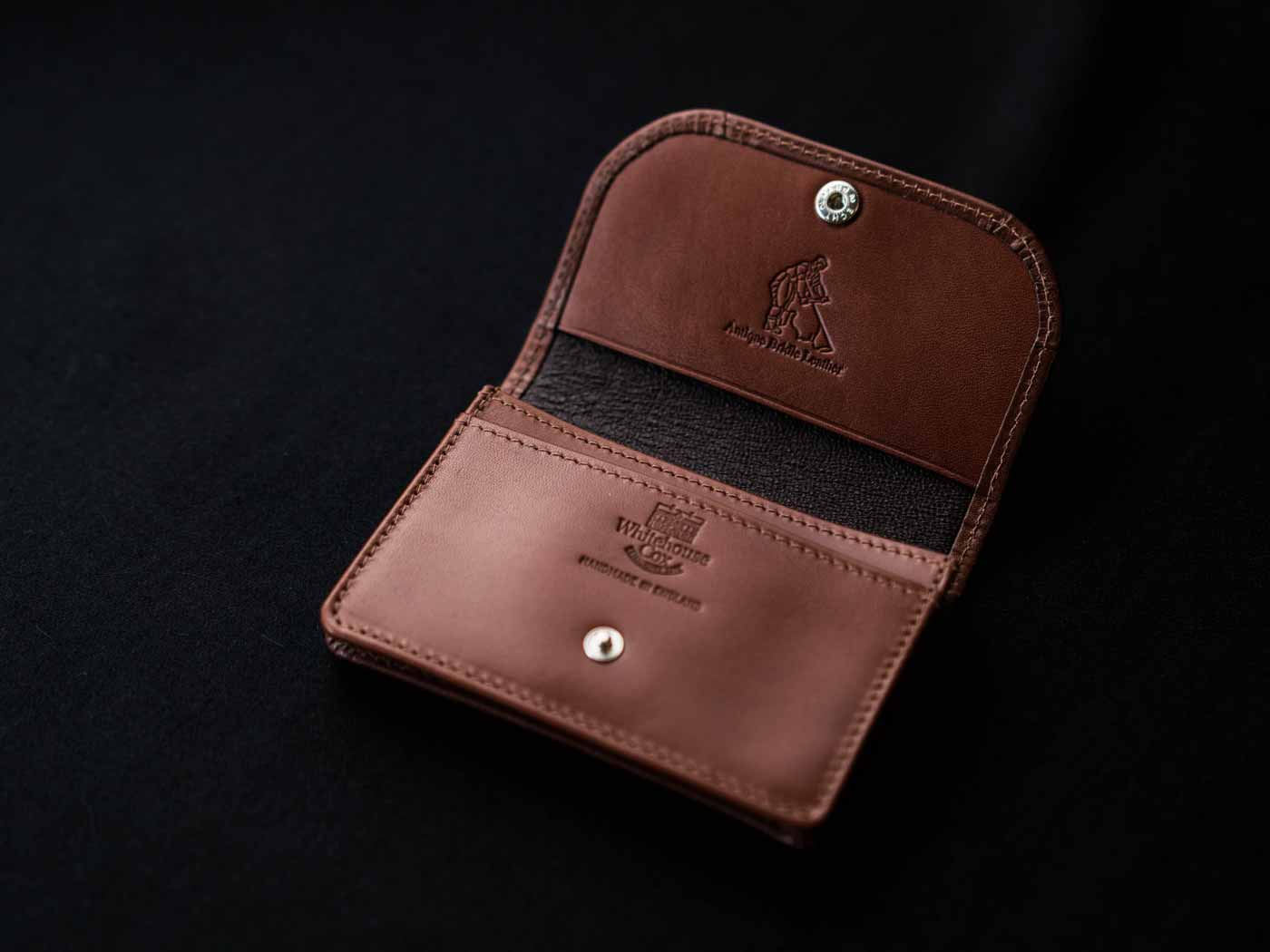 Whitehouse Cox ホワイトハウスコックス 【NEW ARRIVAL】S1751 NAME CARD CASE / Antique