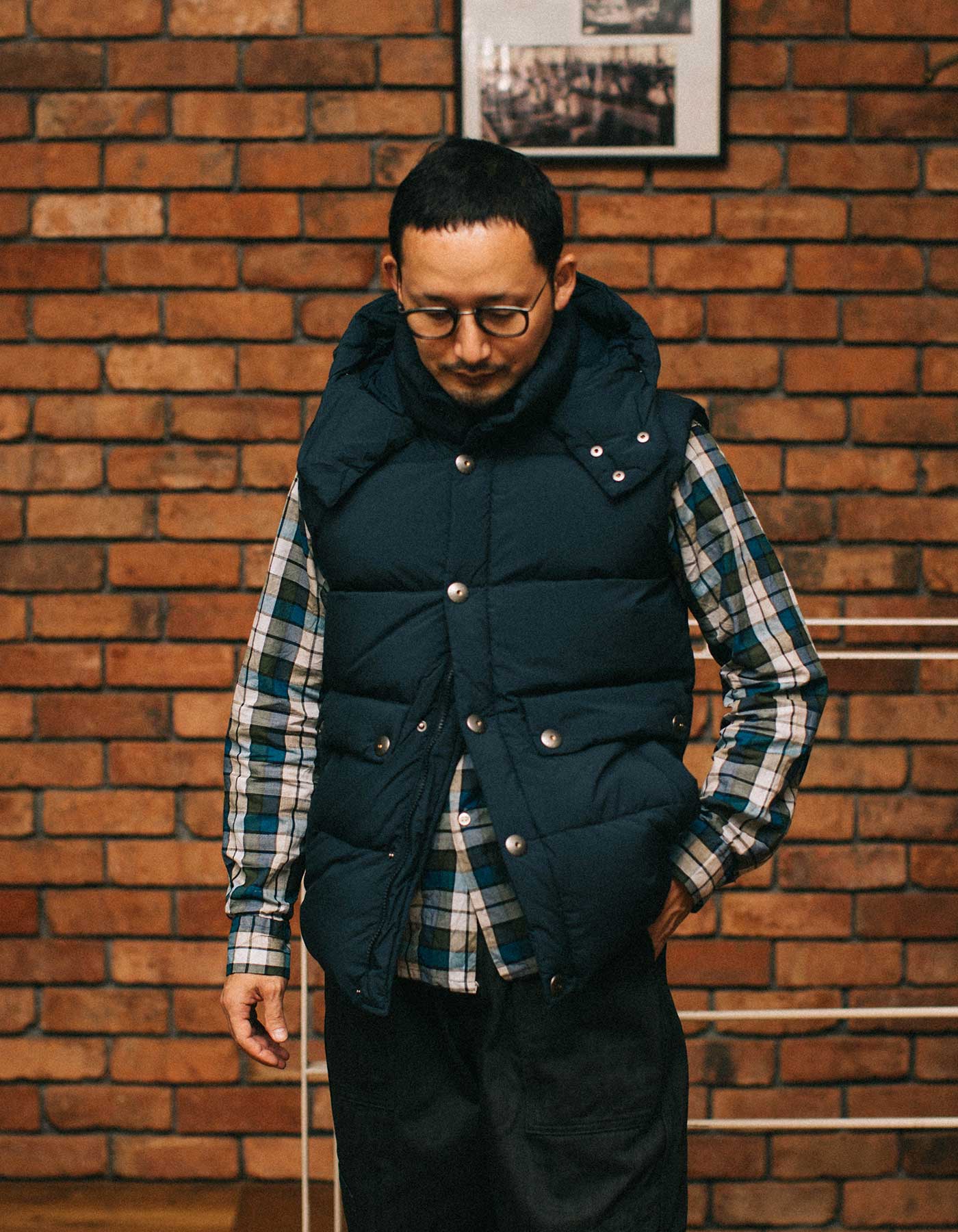 Pyrenex ピレネックス ボリュームのあるダウンベスト ランスベスト フレーム Frame