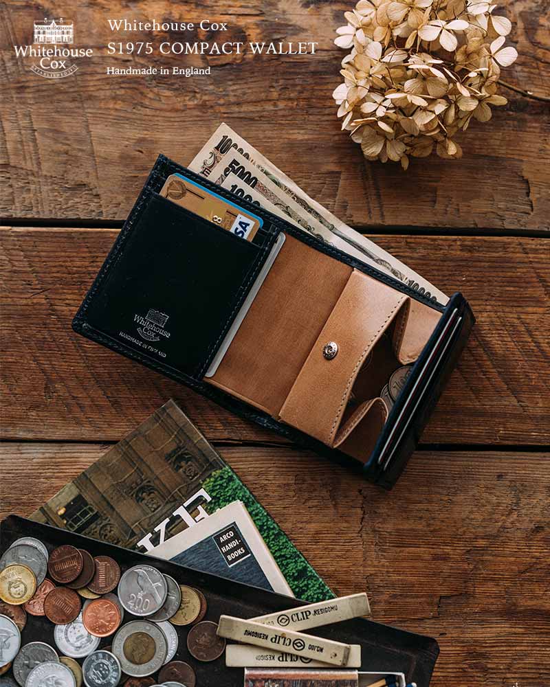 Whitehouse Cox ホワイトハウスコックス S1975 COMPACT WALLET 二