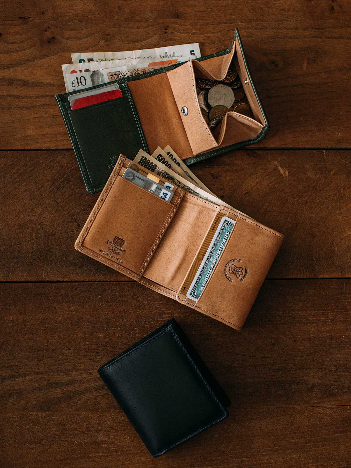 Whitehouse Cox ホワイトハウスコックス S COMPACT WALLET 二