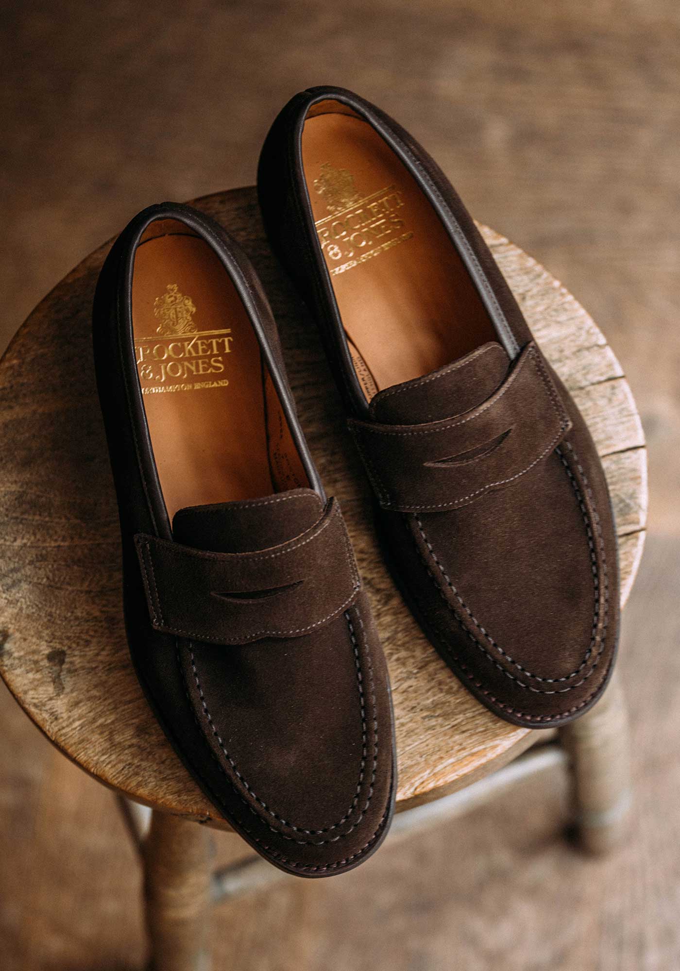 Crockett&Jones クロケット＆ジョーンズ DARK BROWN SUEDE | フレーム