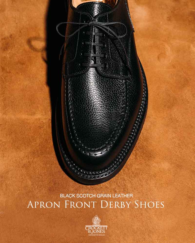 Crockett&Jones クロケット＆ジョーンズ 黒のグレインレザーを纏った