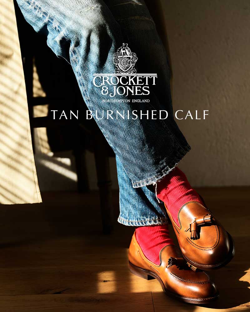 TAN BURNISHED CALF -Crockett&Jones-