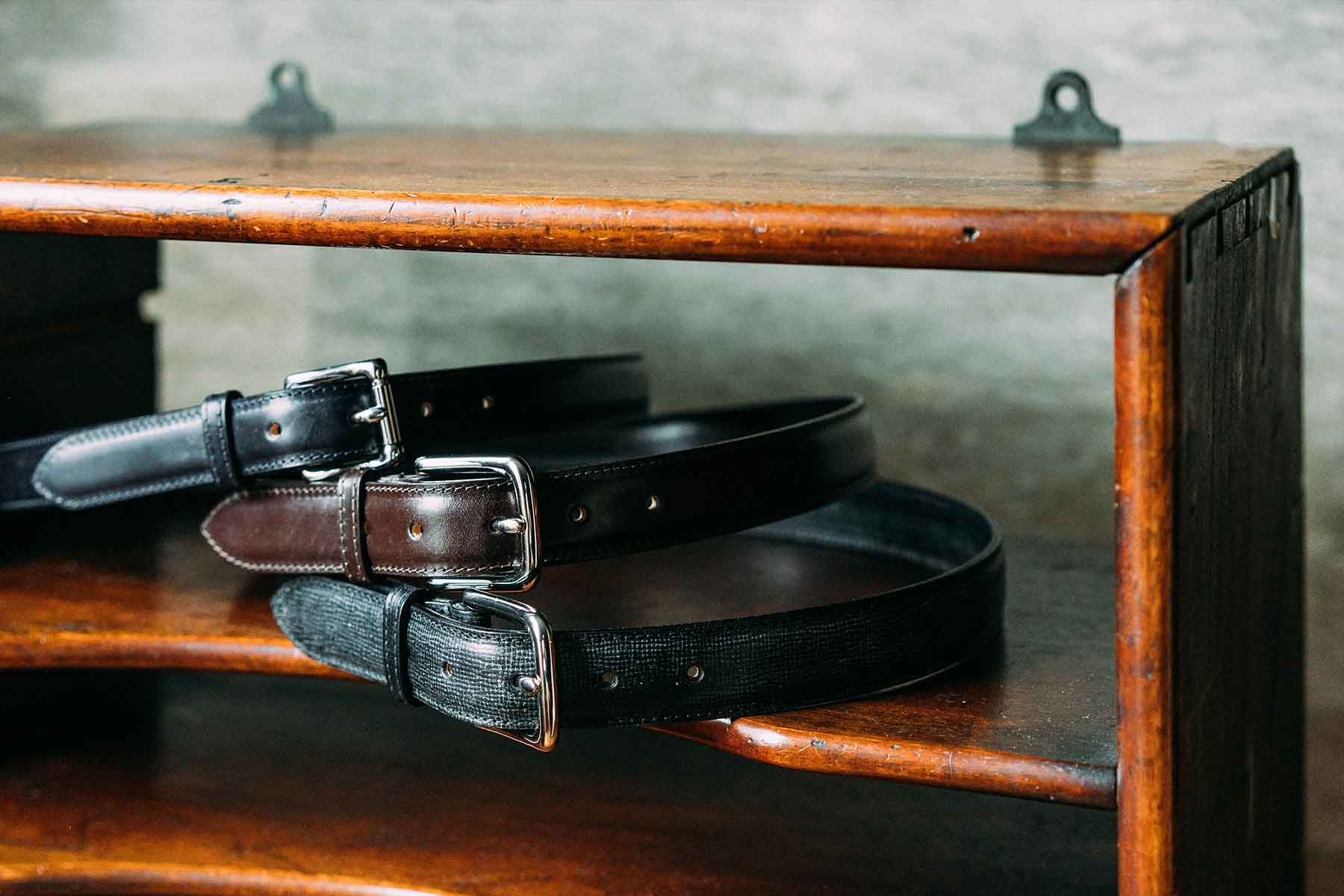 Whitehouse Cox ホワイトハウスコックス LEATHER BELT COLLECTION 