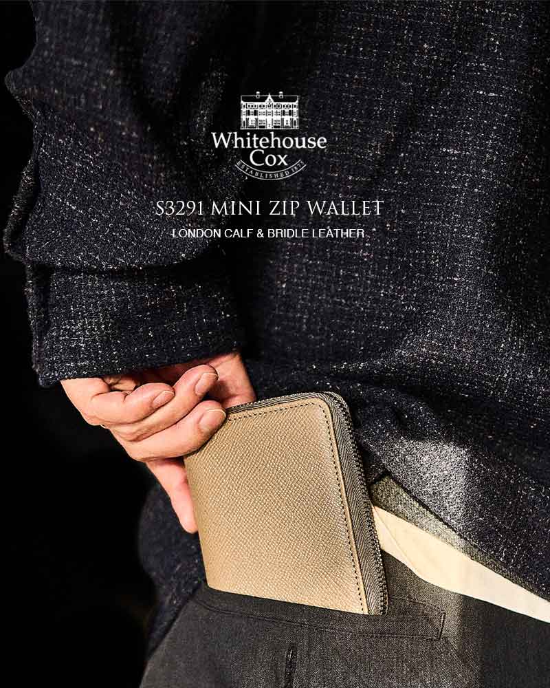 Whitehouse Cox ホワイトハウスコックス S3291 MINI ZIP WALLET