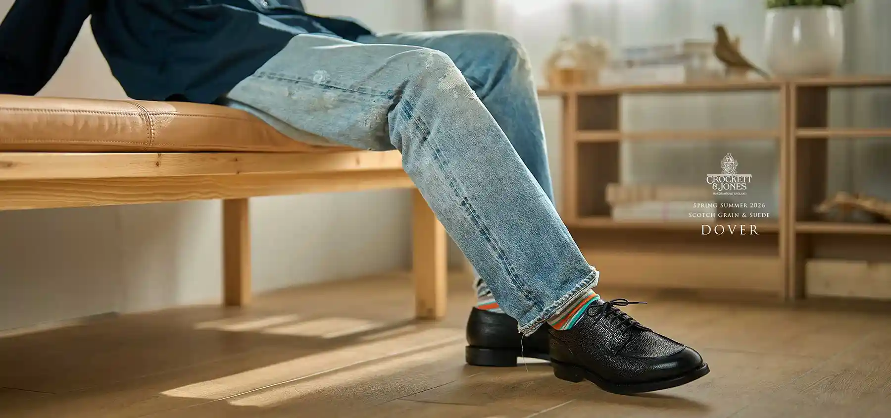“DOVER” SCOTCH GRAIN & SUEDE
