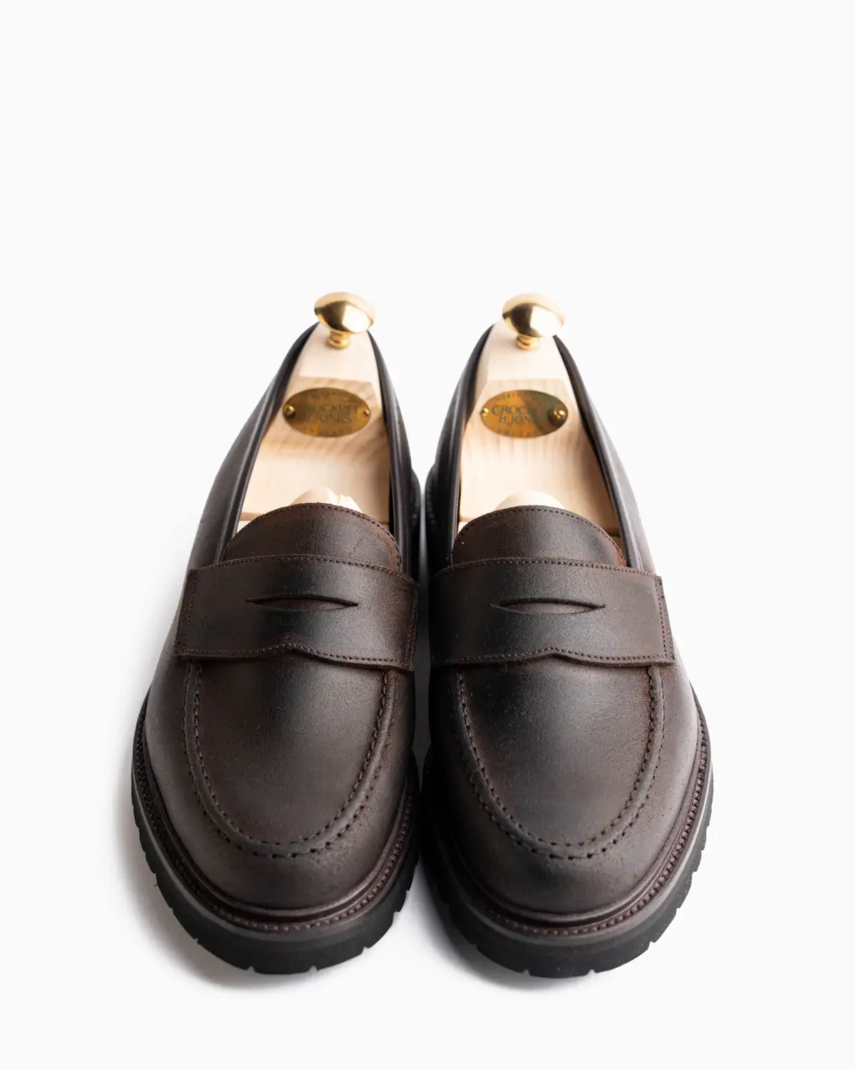 DARK BROWN Rough-Out SUEDE