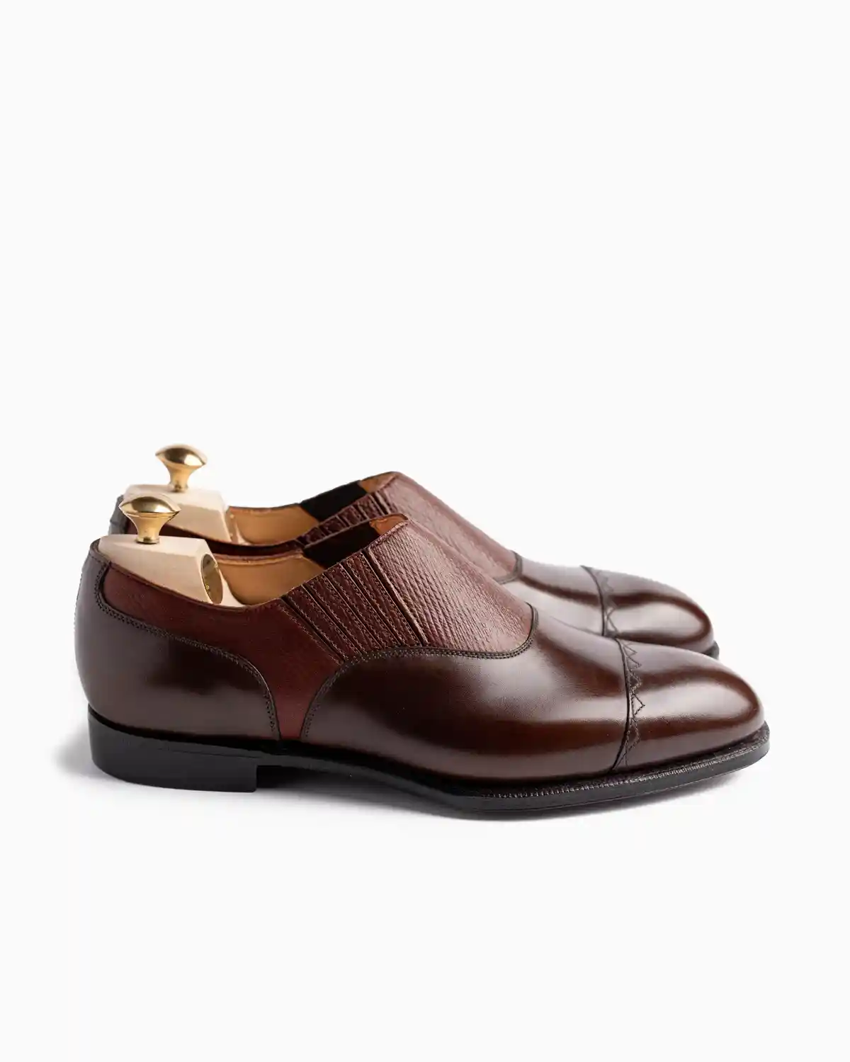 DARK BROWN ANTIQUE CALF_RUSSIAN GRAIN